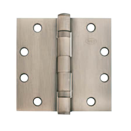 Ives 5-Knuckle Ball Bearing Hinge, Standard Weight, 5-in x 4-1/2-in, 8-Wire, Satin Chrome Finish 5BB1 5.0X4.5 652 TW8 CON